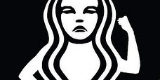 Starbucks-Logo mit erhobener Faust
