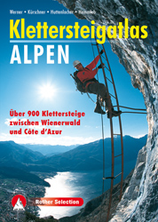 Cover des Buchs «Klettersteigatlas Alpen»