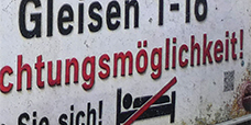 Manchwache am Bahnhof