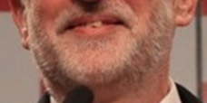 Zeitungsfoto von Corbyn