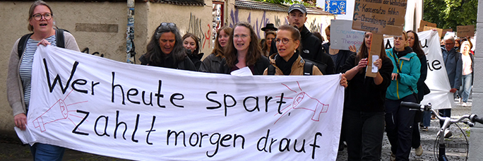 Protest der Pschotherapeutinnen in Konstanz, Juni 2026