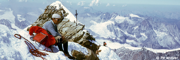 Auf dem Gipfel des Matterhorns 1973